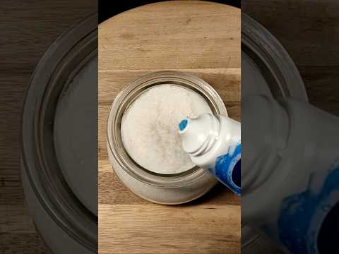 Mix toothpaste and salt! You'll use it for 50 years