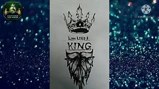 live like a king... how to draw a tattoo with ink pen