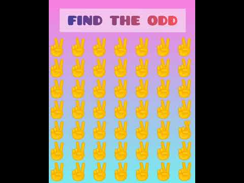 🧐find the odd row in 5 seconds🔥 #findtheodd#challenge#shorts#game#unicorntesting