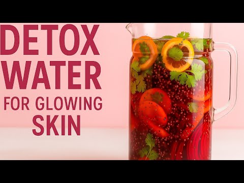 Detox water for glowing skin