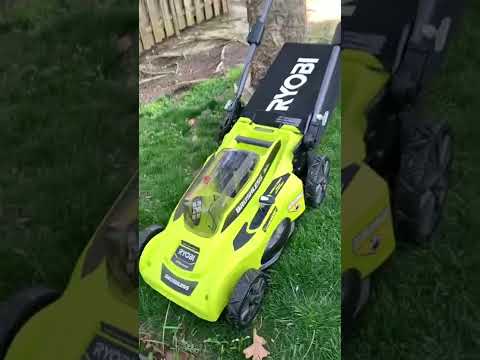 Ryobi Electric Lawn Mower #Shorts