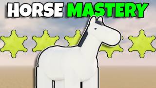 I SPEEDRAN Roblox Dead Rails Using MAXED HORSE MASTERY...