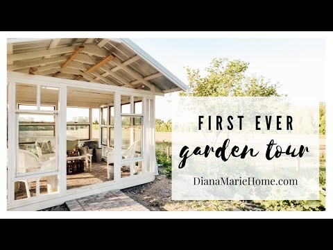 First Ever GARDEN TOUR June 2020 | Diana Marie Home