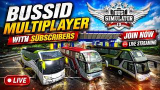 🔴 LIVE BUS SIMULATOR INDONESIA MULTIPLAYER GAMEPLAY | WITH SUBSCRIBERS | JOIN NOW | LIVE STREAM 🔴