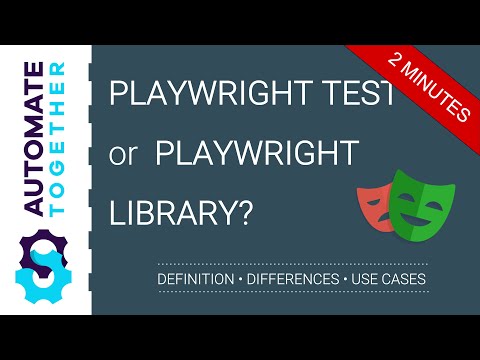 Playwright Test or Playwright Library? In 2 minutes