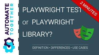 Playwright Test or Playwright Library? In 2 minutes