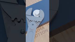 Mechanical Ingenuity | Vintage Self adjusting Wrench #engineering #technology #mechanism