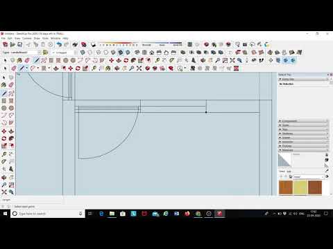 SKETCHUP-2D MODELING-FLOOR PLAN