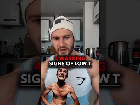 4 WARNING signs of low Testosterone ☢️ #testosterone #testosteronetips #menshealth