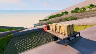 Full Throttle INSANE Long Downhill Mayhem! | BeamNG.drive Epic Crashes & Speed Test #1