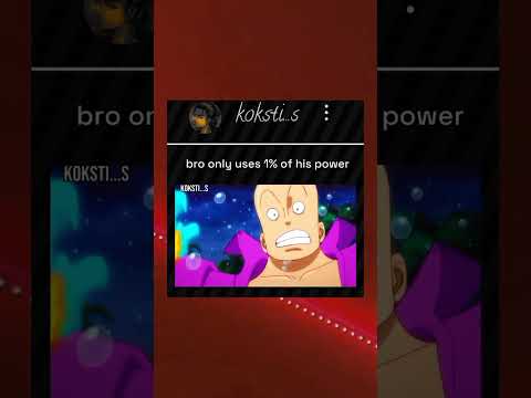 bro only uses 1% of his power #anime #viral #shortfeed#onepiece