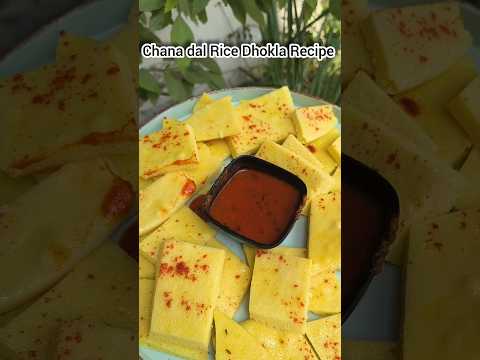 Chana dal Rice Dhokla Recipe 🌸 #TraditionalRecipe #InstantSnack #EasyCooking #FoodLovers