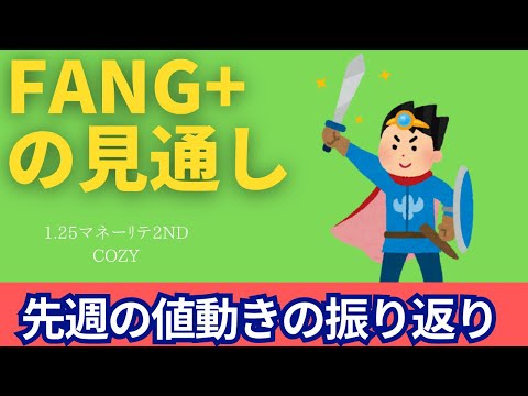 【新NISA】1.25FANG+の見通しは買い時！？先週の値動きの振り返り&年初一括投資プラ転！