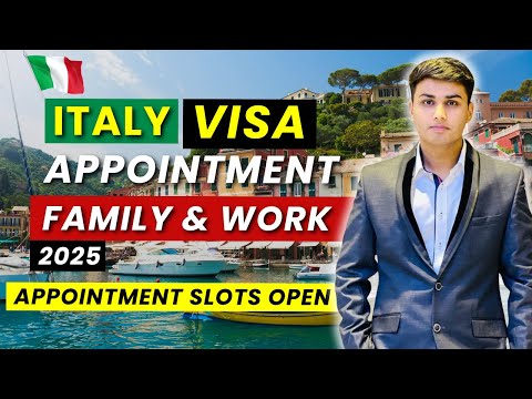 Italy Visa 2025 | How to Book Italy family reunion Appointment | Italy Work Appointment Updates 2025