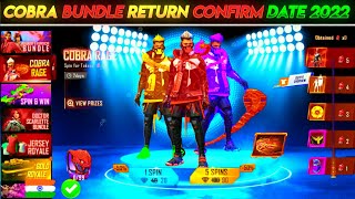 Cobra bundle return 2022 ❤❤ | Cobra bundle return confirm date | Cobra bundle kab aayega |
