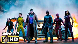 DEADPOOL & WOLVERINE Clip - "Elektra, Blade, Gambit Fight" (2024) Marvel