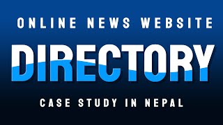 Online news website directory case study in Nepal