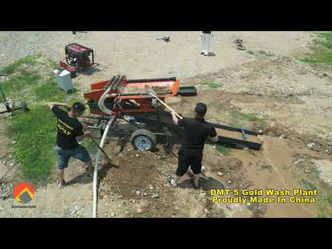 DMT 5 Gold Wash Plant: 2025 Newest Demonstration Video