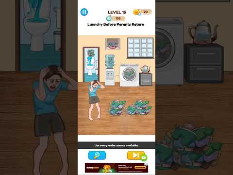 Clean his clothes #braintestsolution #gaming #brainteasers #gameplay