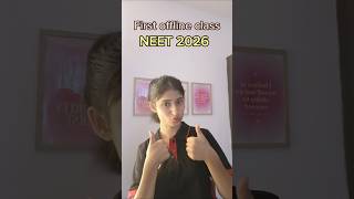 First class of NEET 2026😬, Offline Vidyapeeth🤞🌸#neet2026 #studyvlog