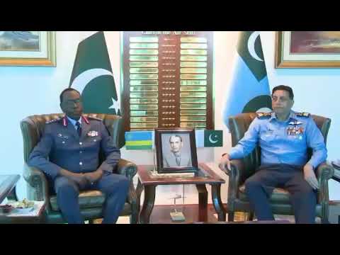 Defence delegation of the Republic of Rwanda led by Air Force Chief of Staff, called on CAS | ISPR