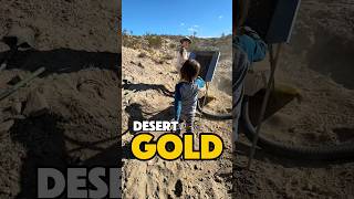 Striking Gold in the Desert: Dry Washer Action! #goldmining #mining #adventure #minelife