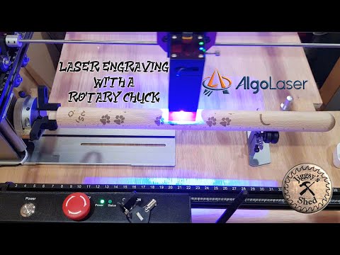 From Lathe to Laser: Crafting a Unique Cat-Themed Project with AlgoLaser Rotary Chuck (ARC)