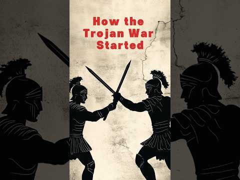 How the Trojan War started? #greekmythology #mythologyexplained #stories #shorts