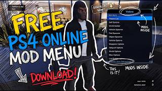 GTA 5 ONLINE - FREE PS4 MOD MENU REVIEW + DOWNLOAD! (VELORA MOD MENU)