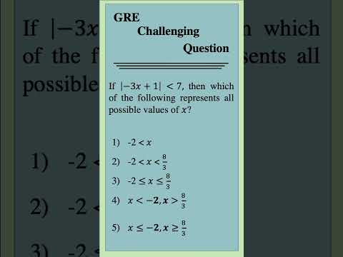 GRE Practice Question 16