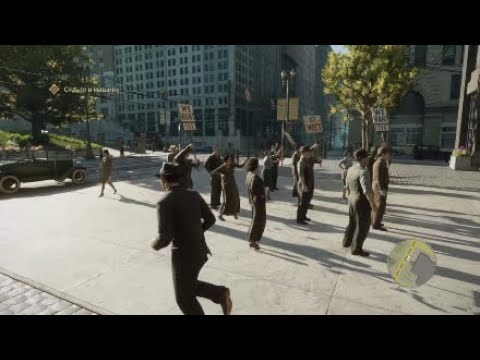 Митинг в Mafia: Definitive edition (и его последствия) | PS+ Deluxe