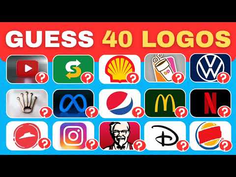 Guess the logo in 5 seconds | 40 famous logos | logo quiz 2025