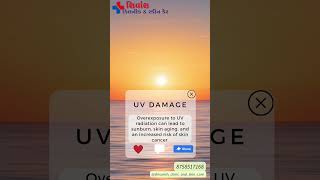 UV damage | Daily skin care facts 17 #skincare #sundamage #sunscreen #bbcream #skincaretips #facts