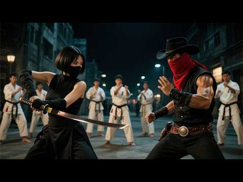 The young man was being hunted, but he beat up the Japanese karate master in an amazing way!