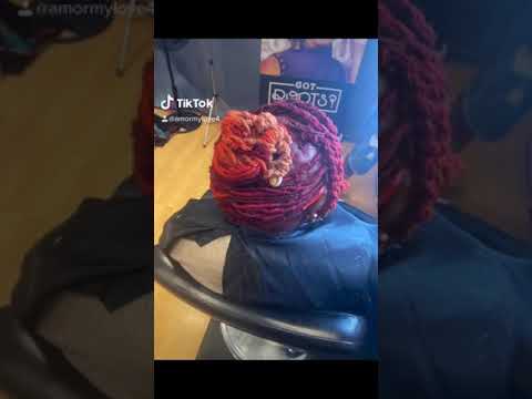 Colorful Locs Natural Strands