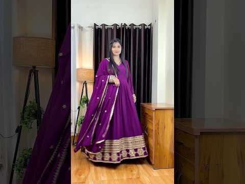 📦Unboxing MEESHO Anarkali Kurta Set |#anarkali #suit #partywear #meesho #getthislook #meeshofashion