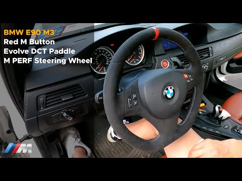 E90 M3 Gets a New Steering Wheel! | M Performance Steering Wheel DIY