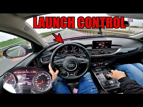 AUDI A6 3.0 TDI 245HP 0-100 LAUNCH CONTROL DRAGY