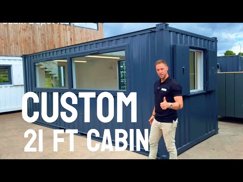 Check our Custom Conversion of 21x8 Ft Cabin for Aviation Museum.