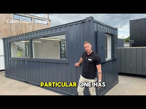 Check our Custom Conversion of 21x8 Ft Cabin for Aviation Museum.