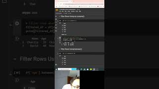 Tutorial 7 : Filter dataframe based on inbuilt function#datascience #machinelearning #python #pandas