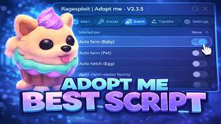 [ WEEK 4🧁] ADOPT ME AUTO FARM SCRIPT | AUTO FARM CASH | AUTO GROW EGGS & PETS🧁CANDY EVENT! WEEK 4🧁