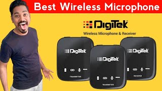 Digitek Wireless Microphone DWM-101 Unboxing & Review | Best Wireless Microphone 2023