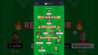 REN vs HUR Dream11 Team Prediction l REN vs HUR Dream11 Team #dream11 #bigbashleague #renvshur