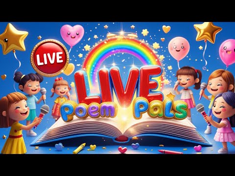 Poem Pals Live Stream| kids poem|