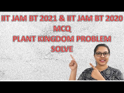 Plantae kingdom ||  IIT JAM BT 2020 & 2021