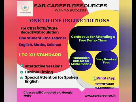 CBSE/ICSE/Matriculation/State Board - Maths Tuition