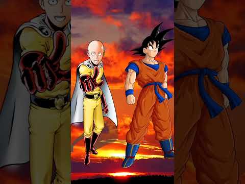 Goku vs saitama 🔥💀animation #anime #amv #shorts #goku #onepunchman