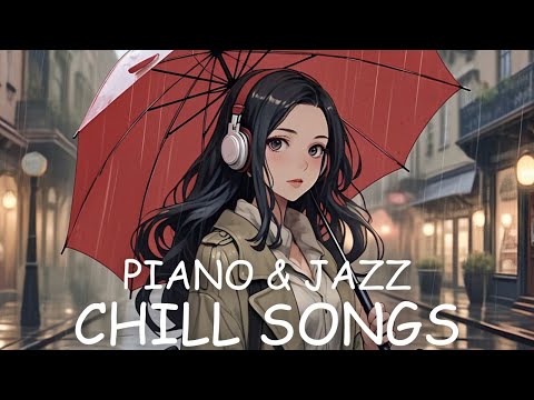 [Playlist] Chill Piano and Jazz songs for rainy days, stress relief and relaxation
