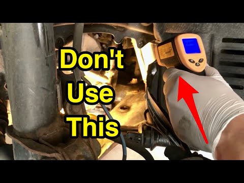 Never: sealed Toyota Lexus transmission oil check with infrared thermometer - why you should not.